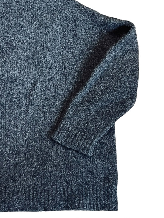 Nanushka Women’s Sz XS Gray Contrast Brushed Merino Wool Pullover Sweater - Picture 9 of 13